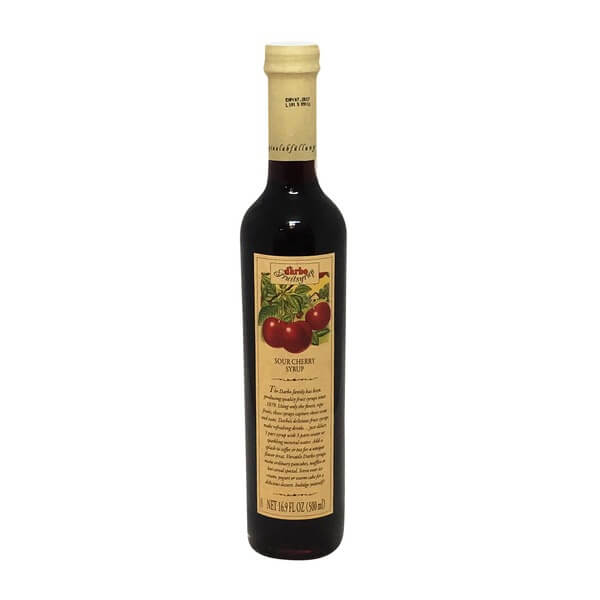 D Arbo Sour Cherry Syrup Used to Make a Drink, On Deserts or Add a Splash to Your Tea or Coffee (CASE OF 6 x 500ml)
