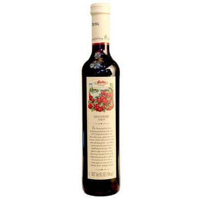 D Arbo Lingonberry Syrup Used to Make a Drink, On Deserts or Add a Splash to Your Tea or Coffee (CASE OF 6 x 500ml)