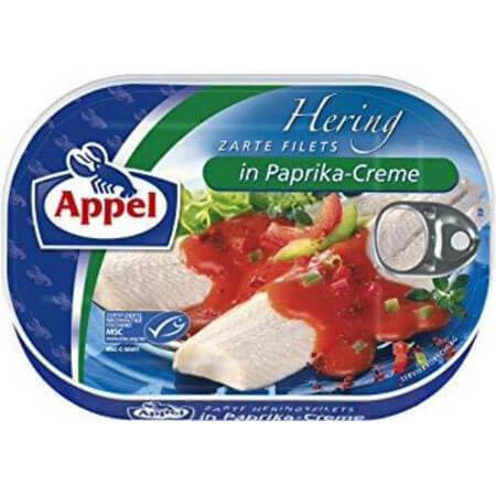 Appel Tender Herring Filets in Paprika Cream (CASE OF 10 x 200g)
