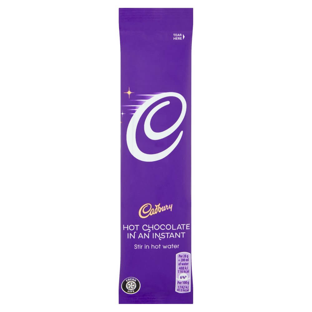 Cadbury Drinking Chocolate - In An Instant (CASE OF 30 x 28g)
