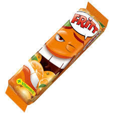 Fritt Chewy Candy Strips Orange Flavour (Pack of Six) (CASE OF 3 x 70g)