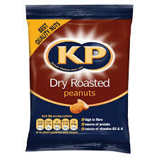 KP Peanuts Original Dry Roasted (CASE OF 16 x 50g)