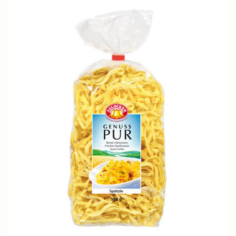 3 Glocken Spaetzle Made with Pure Darum Wheat and Spring Water (CASE OF 8 x 500g)