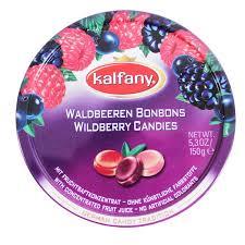 Kalfany Wildberry Flavored Hard Candies (CASE OF 10 x 150g)