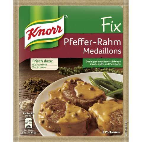 Knorr Fix Pepper Cream Sauce for Pork or Turkey (CASE OF 24 x 35g)