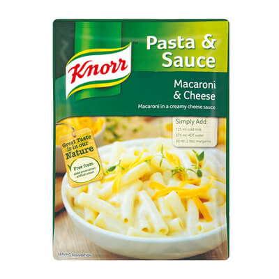 Knorr Sauce - Macaroni and Cheese Pasta and Sauce (CASE OF 12 x 128g)