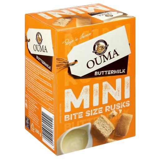 Nola Ouma Rusks Buttermilk Mini Bites Chunky (CASE OF 12 x 200g)