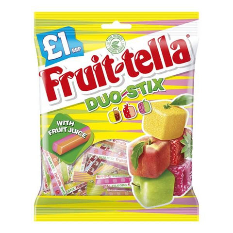 Fruitella Duo Stix (CASE OF 12 x 135g)