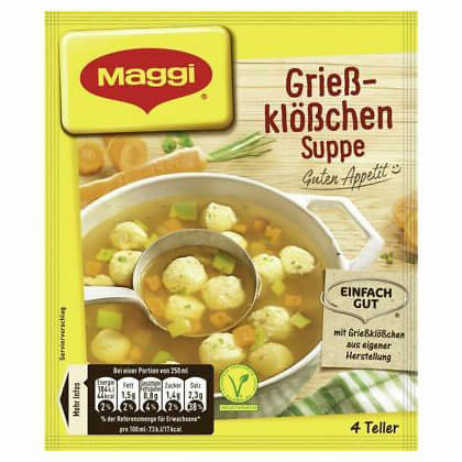Maggi Dumpling and Vegetable Soup Makes (CASE OF 22 x 1l)
