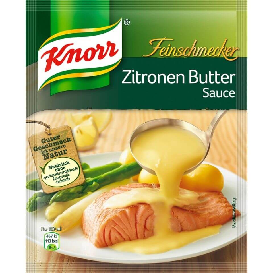 Knorr Lemon Butter Sauce (CASE OF 20 x 52g)