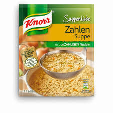 Knorr Noodle Numbers Soup (CASE OF 13 x 84g)