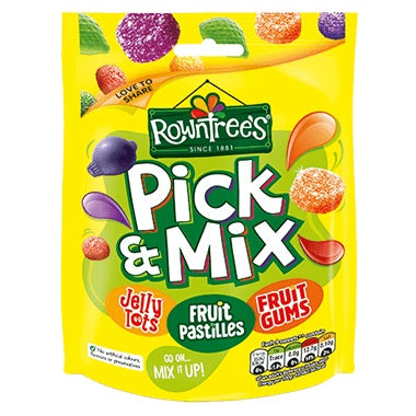 Rowntrees Pick and Mix Bag (Made in Ireland) (CASE OF 10 x 150g)