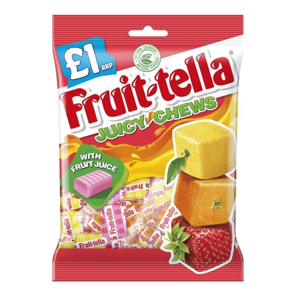 Fruitella Juicy Chews With Real Fruit Juice (CASE OF 12 x 135g)