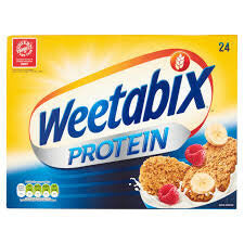 Weetabix Cereal - Protein (Pack of 24 Biscuits) (CASE OF 10 x 508g)
