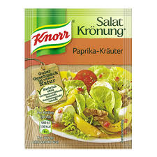 Knorr Salatkroenung - Paprika Kraeuter Sachets (Pack of 5) (CASE OF 15 x 45g)