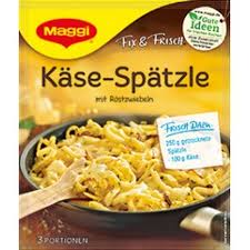 Maggi Cheese Spaetzle with Spicy Roasted Onions (CASE OF 18 x 30g)
