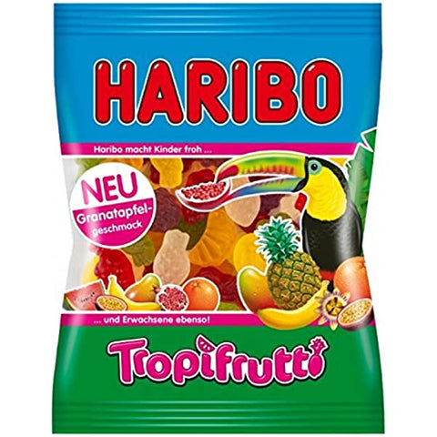 Haribo Tropifrutti Gummies Fruity and Juicy (CASE OF 32 x 175g)