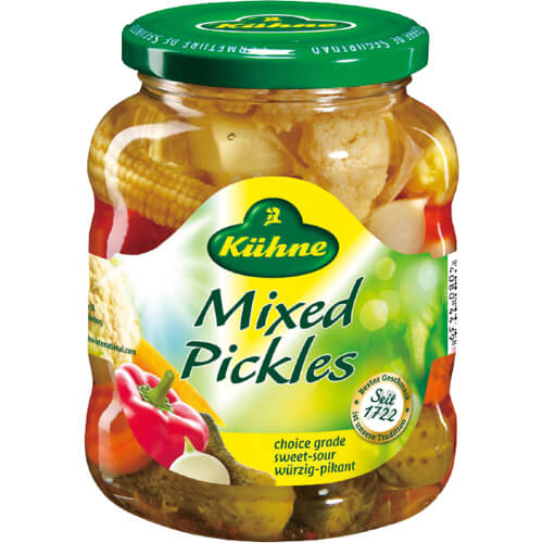 Kuehne Mixed Pickles (CASE OF 10 x 330g)