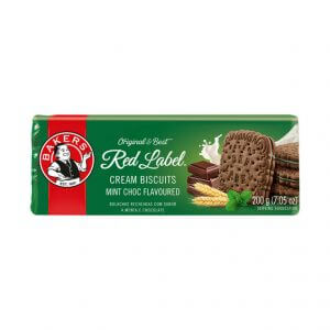Bakers Mint Creams Red Label Biscuits (Kosher) (CASE OF 12 x 200g)