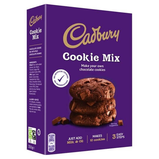 Cadbury Chocolate Cookie Mix (CASE OF 7 x 265g)