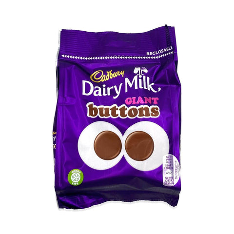 Cadbury Dairy Milk Giant Buttons Bag (CASE OF 10 x 95g)