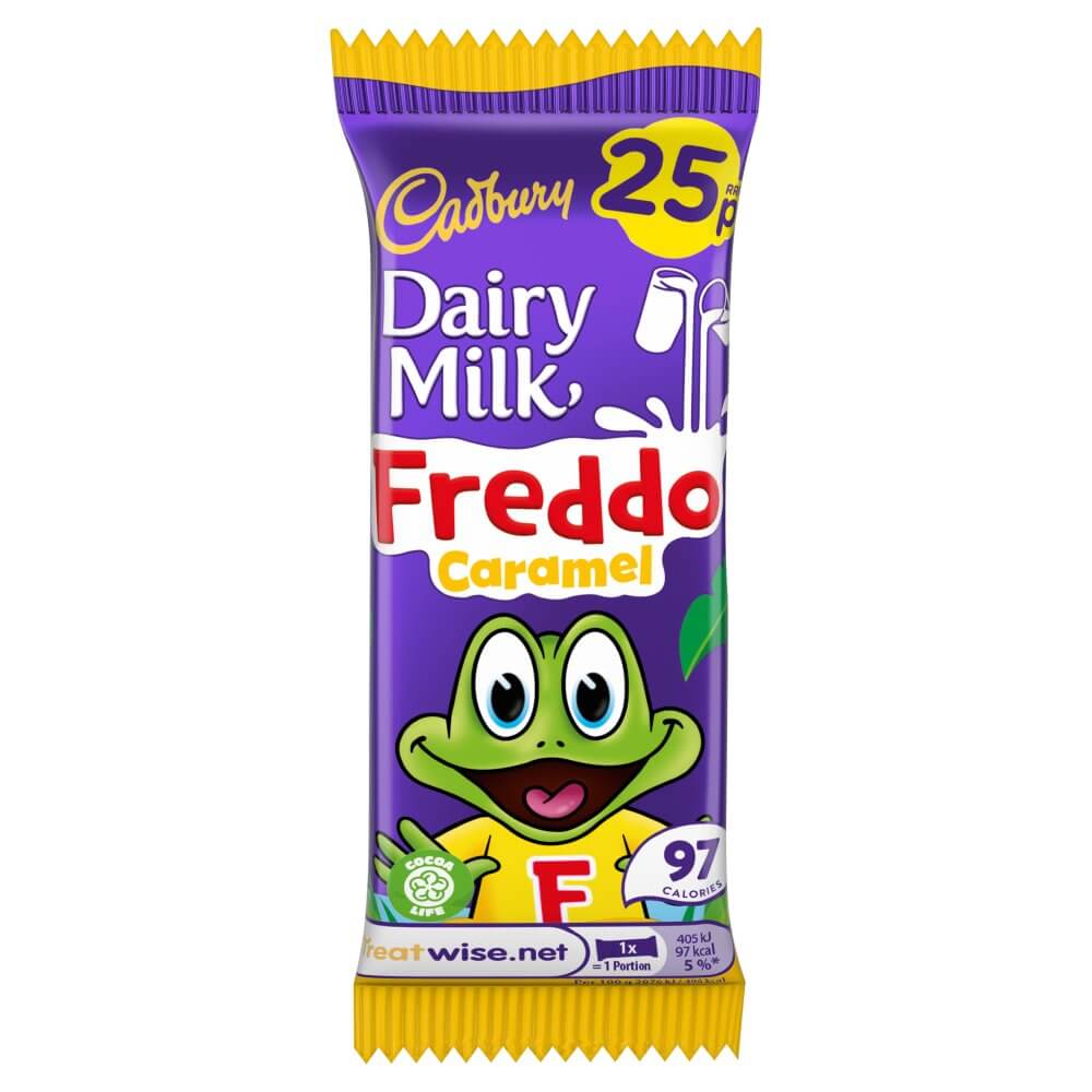 Cadbury Dairy Milk Freddo Caramel Bar (HEAT SENSITIVE ITEM - PLEASE ADD A THERMAL BOX TO YOUR ORDER TO PROTECT YOUR ITEMS (CASE OF 60 x 19.5g)