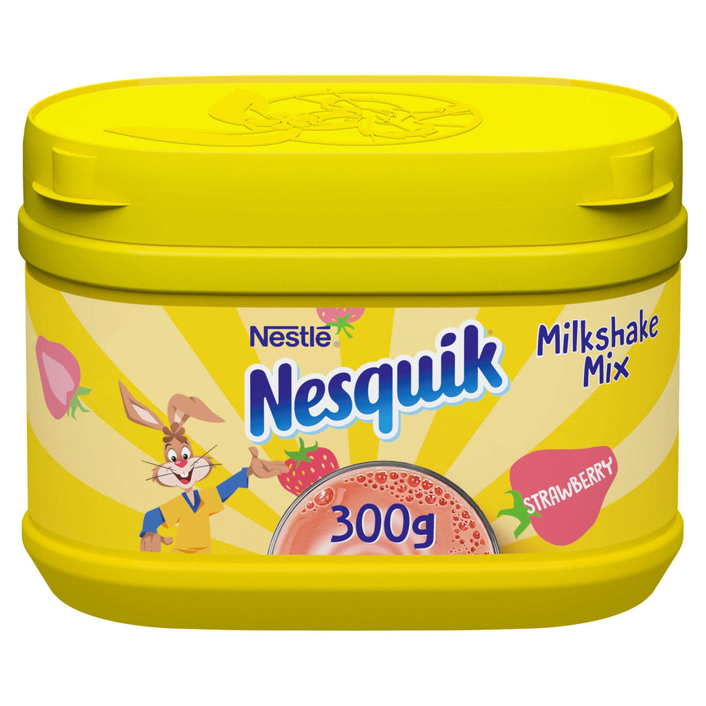 Nestle Nesquik Milkshake Powder - Strawberry (CASE OF 10 x 300g)