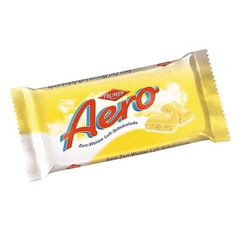 Trumpf Aero White Chocolate Bar (HEAT SENSITIVE ITEM - PLEASE ADD A THERMAL BOX TO YOUR ORDER TO PROTECT YOUR ITEMS (CASE OF 15 x 100g)