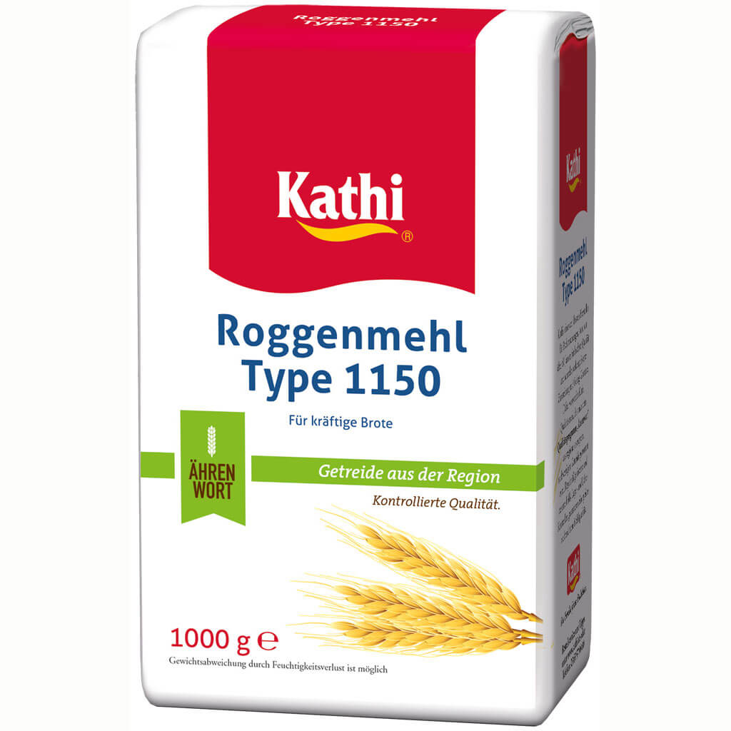 Kathi Roggenmehl Type 1150 - Rye Flour (CASE OF 10 x 1kg)