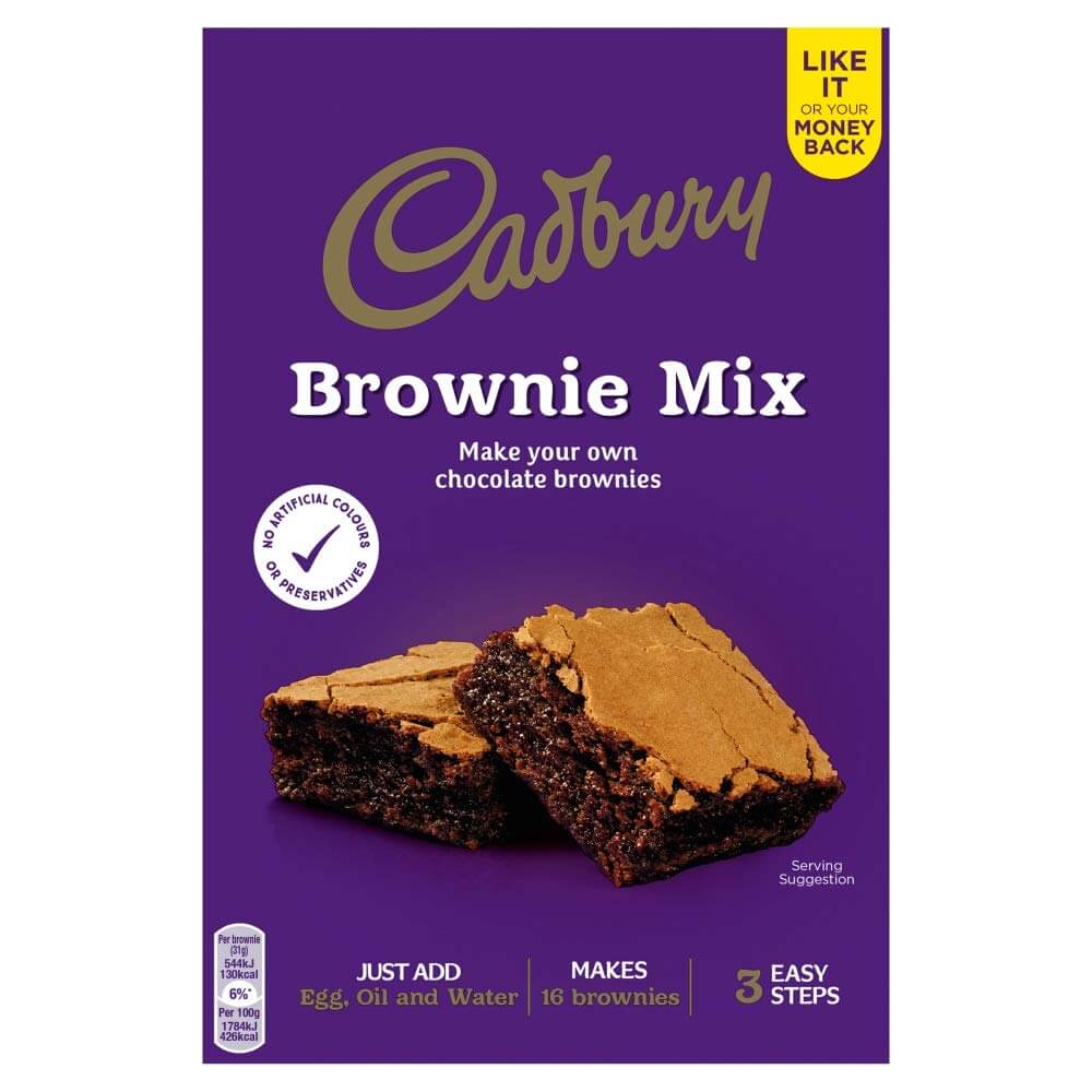 Cadbury Chocolate Brownie Mix (CASE OF 5 x 350g)