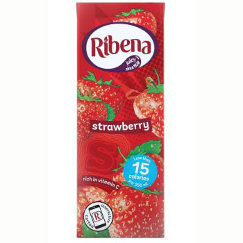 Ribena No Added Sugar Strawberry Carton (CASE OF 24 x 250ml)