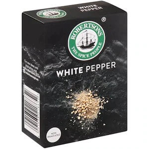 Robertsons Spice Refills - White Pepper (CASE OF 10 x 100g)