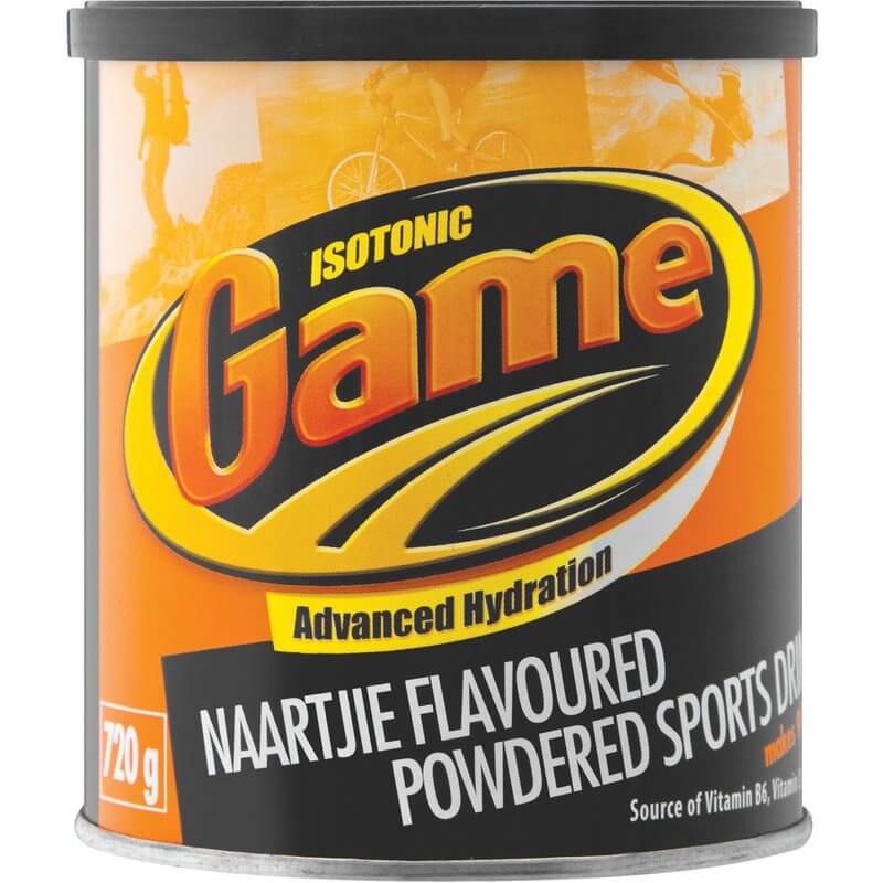 Game Powdered Sports Drink - Naartjie (CASE OF 6 x 720g)