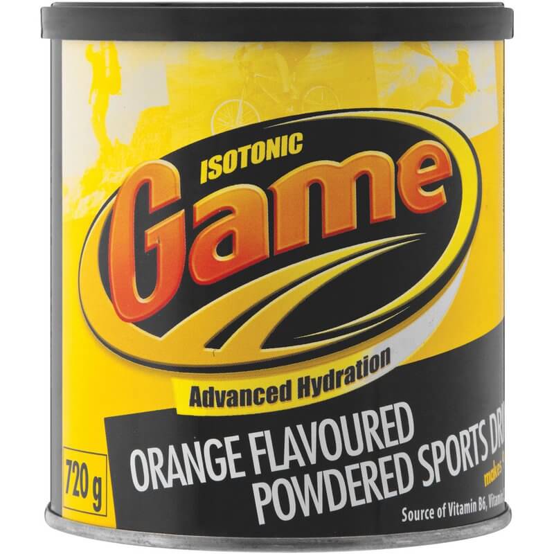 Game Powdered Sports Drink - Orange (CASE OF 6 x 720g)