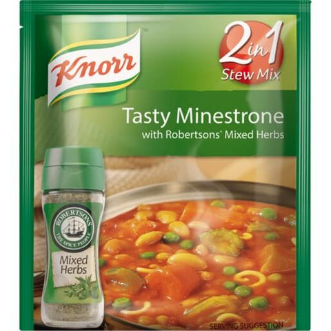 Knorr Tasty Packet Soup Minestrone with Mixed Herbs (CASE OF 10 x 50g)