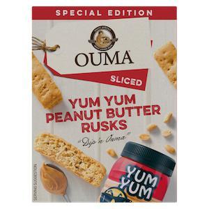Nola Ouma Rusks Yum Yum Peanut Butter (CASE OF 12 x 450g)