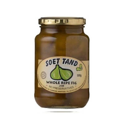 Soet Tand Whole Ripe Fig Jam Jar (CASE OF 12 x 500g)