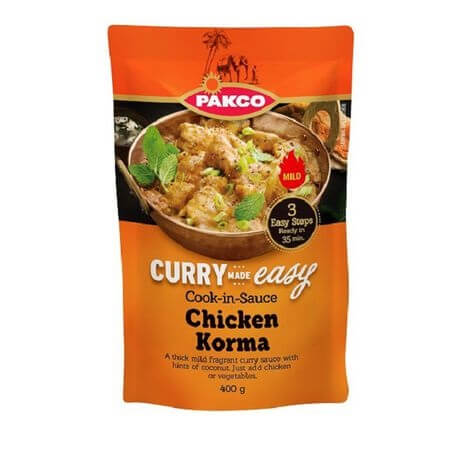 Pakco Curry Made Easy - Chicken Korma (CASE OF 6 x 400g)