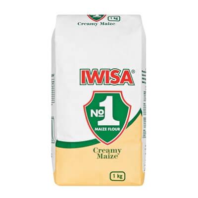 Iwisa Creamy Maize Flour (CASE OF 10 x 1kg)